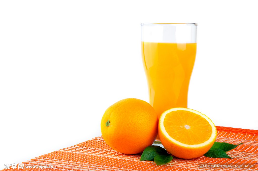 橙子水果飲料
