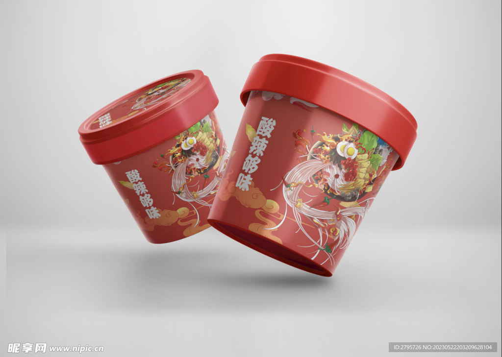 酸辣粉桶裝樣機