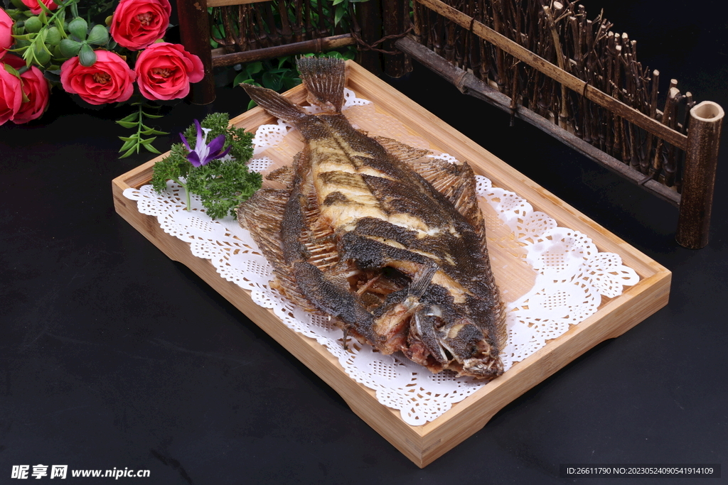 烤扁口魚