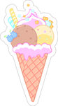 卡通冰淇淋 