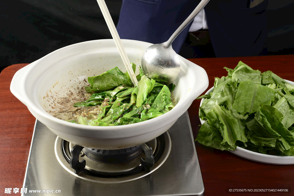 廣式鵝肝油麥菜 