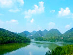 黄龙湖美景