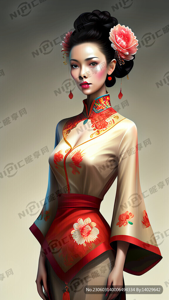 現代時尚美女
