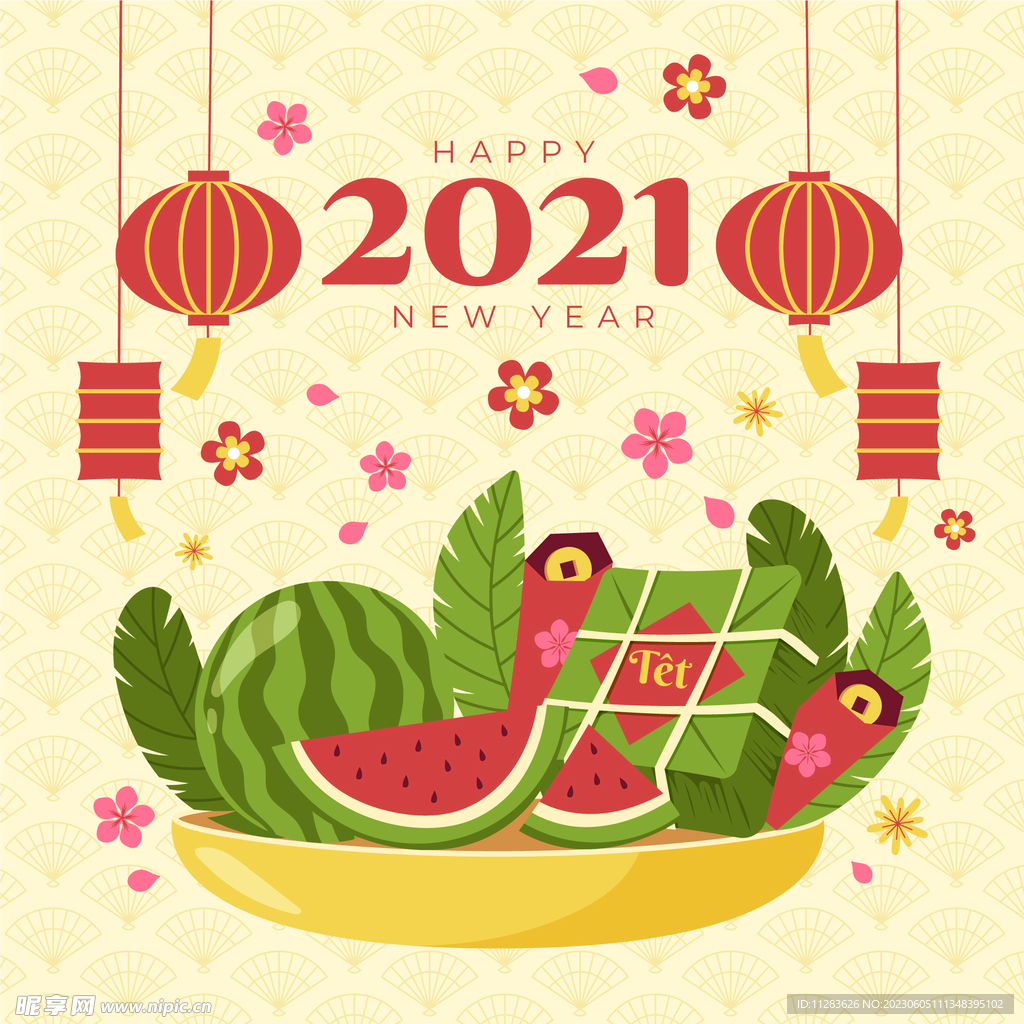 西瓜插畫