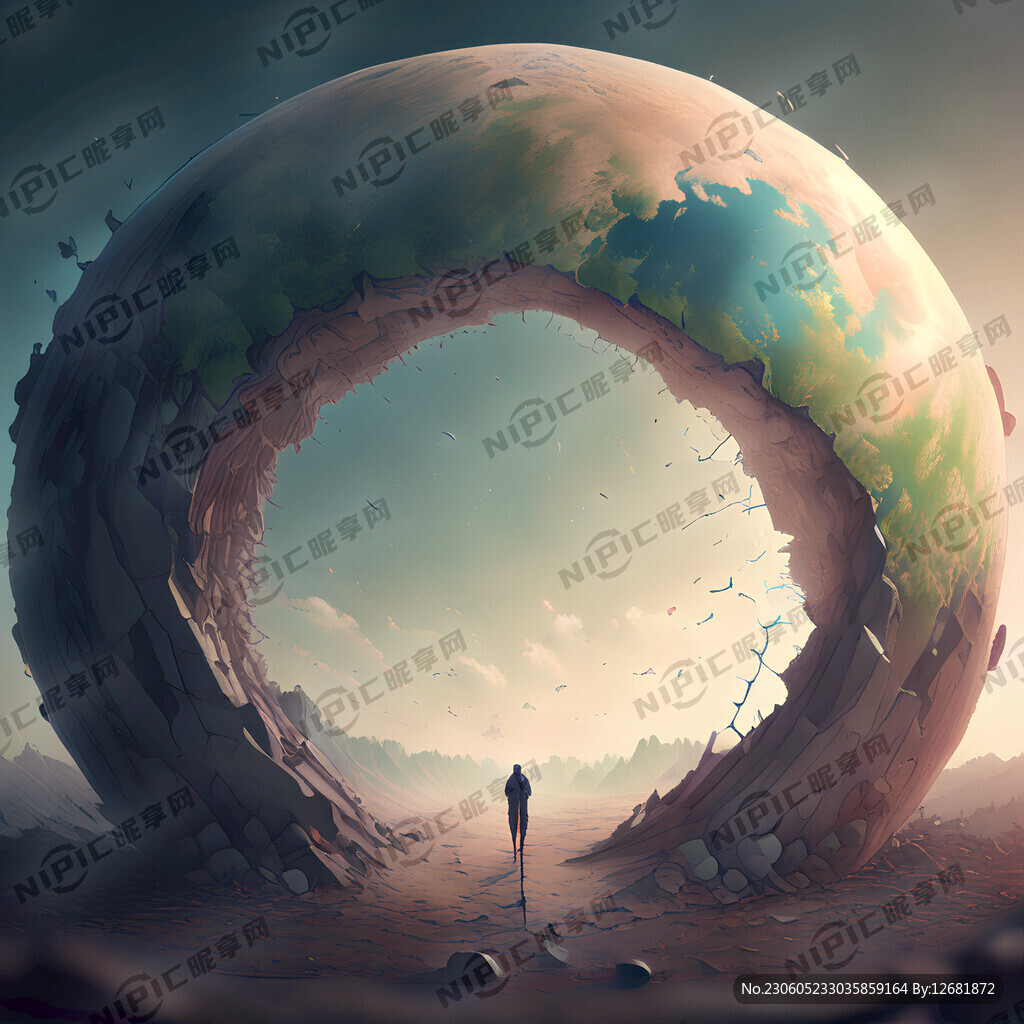 破敗的地球