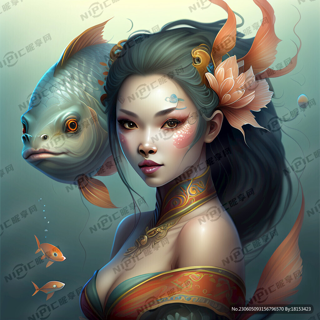擬人 魚者
