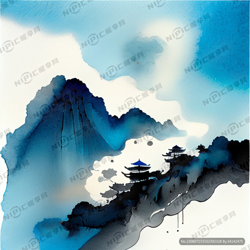 淺藍白云朵背景