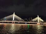大桥灯光 城市夜景
