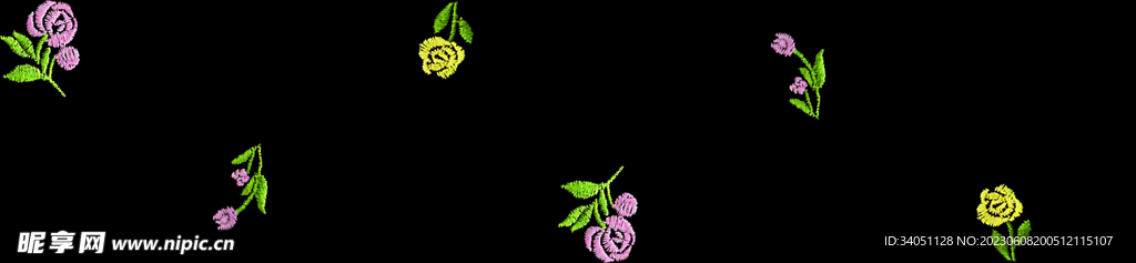 繡花 小碎花