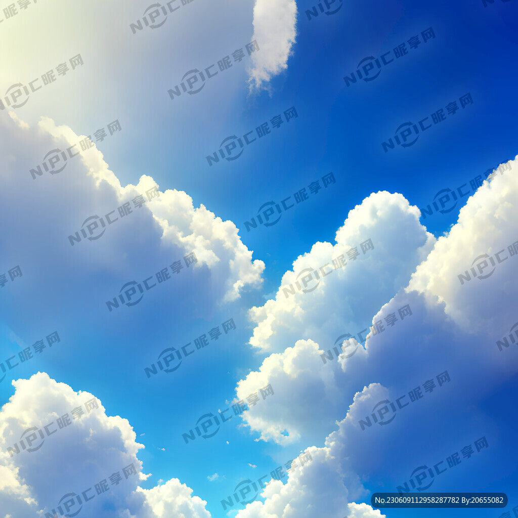 天空 白云 藍藍的 剔透 夢幻