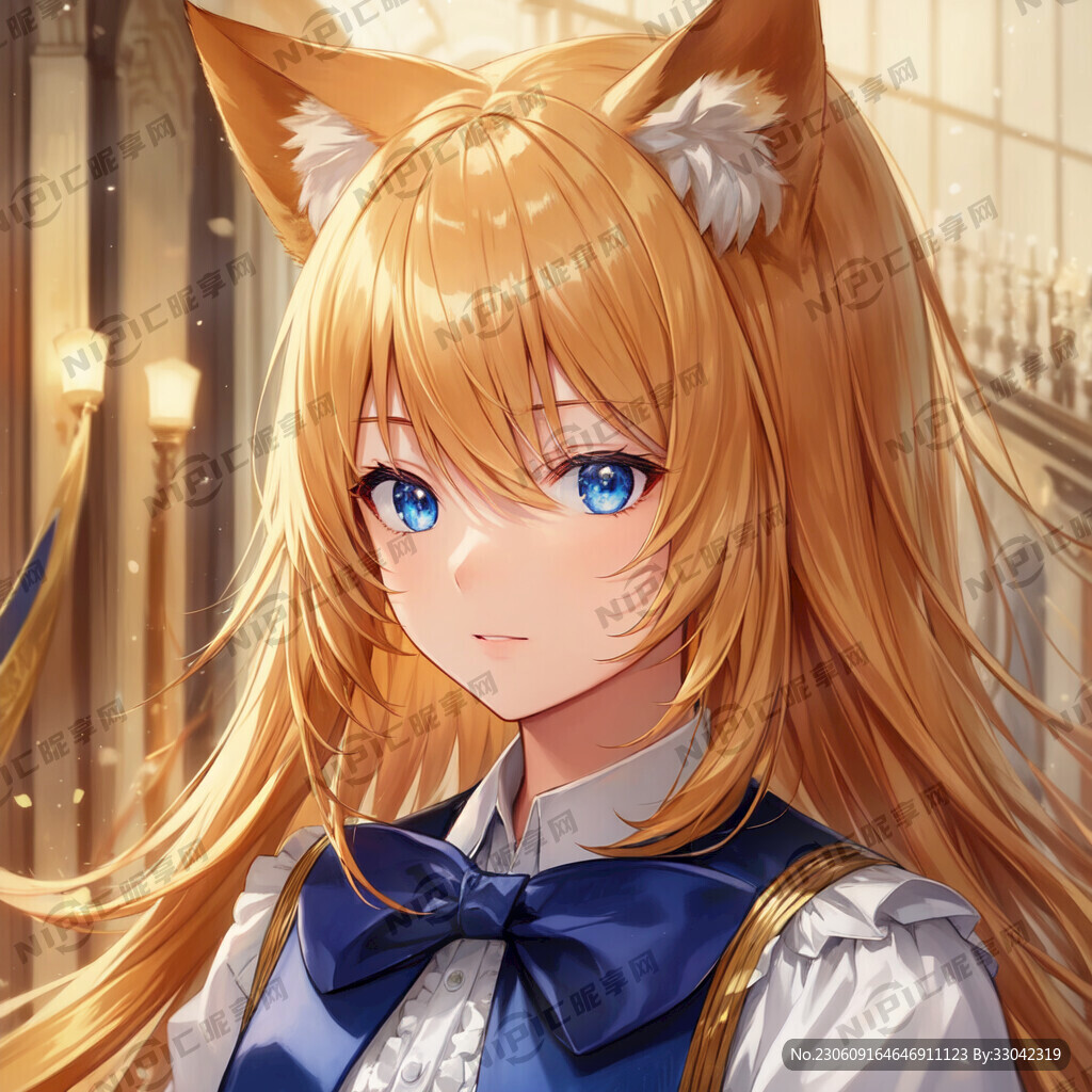 金發碧眼獸耳傲嬌美女