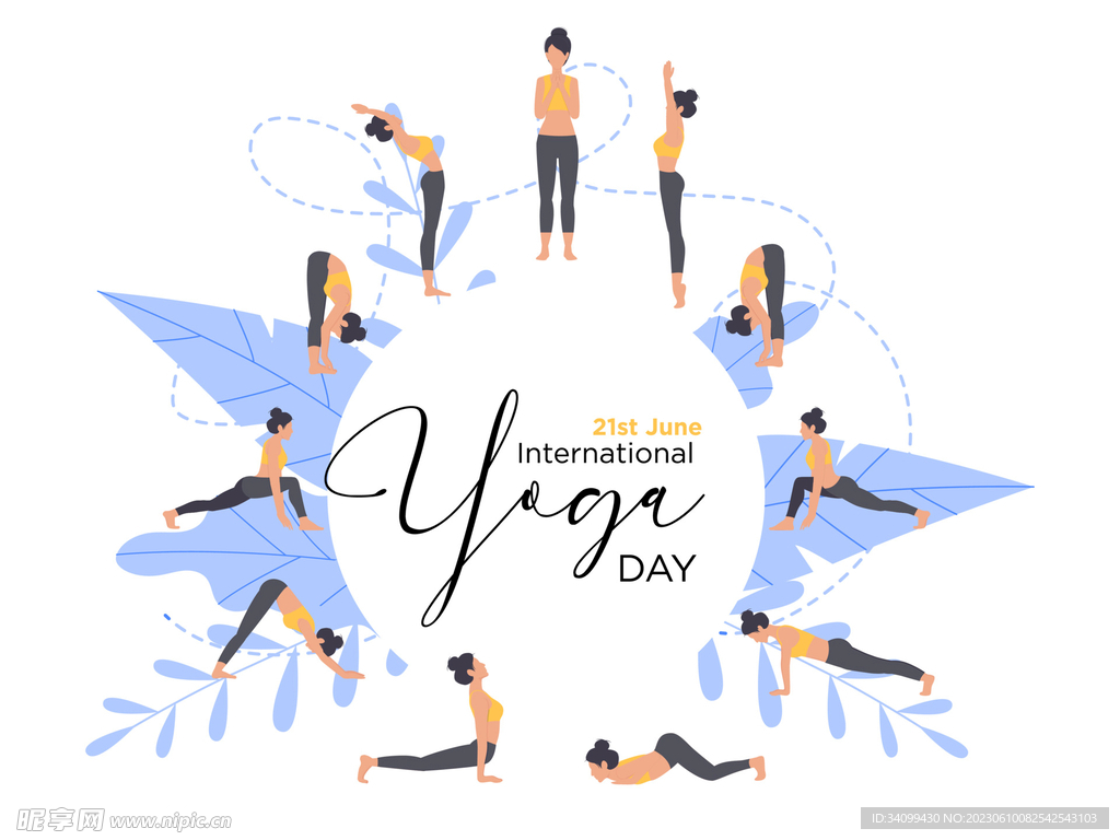 国际瑜伽日素材
