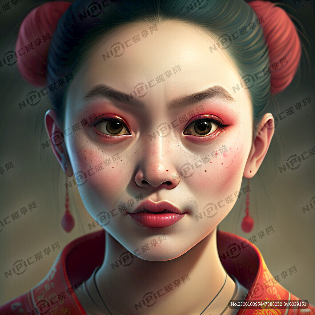 丑女 大眼睛 高鼻梁 可愛