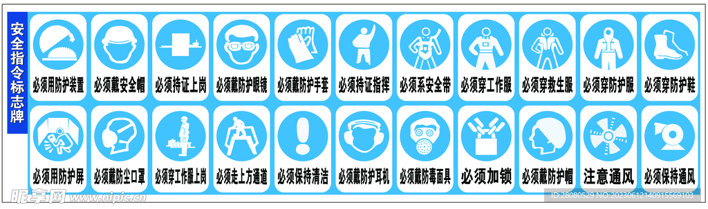 安全指令標識