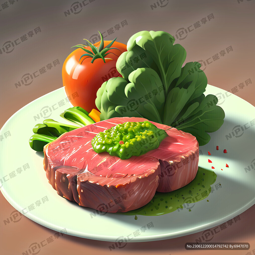 牛排蔬菜多汁