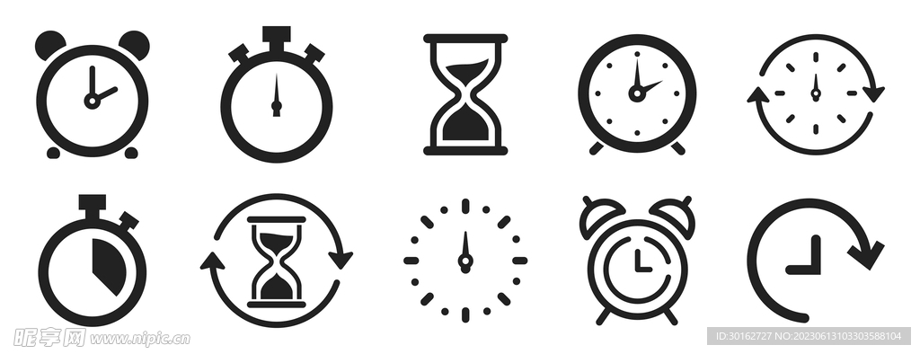 时间闹钟图标icon