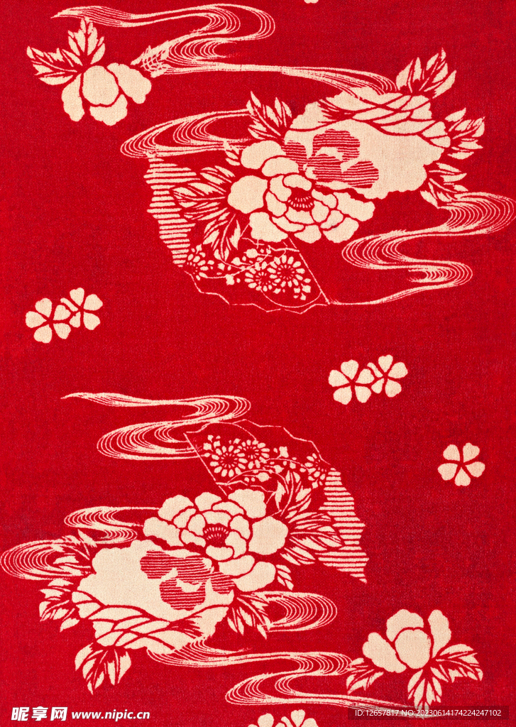 日式小花花紋