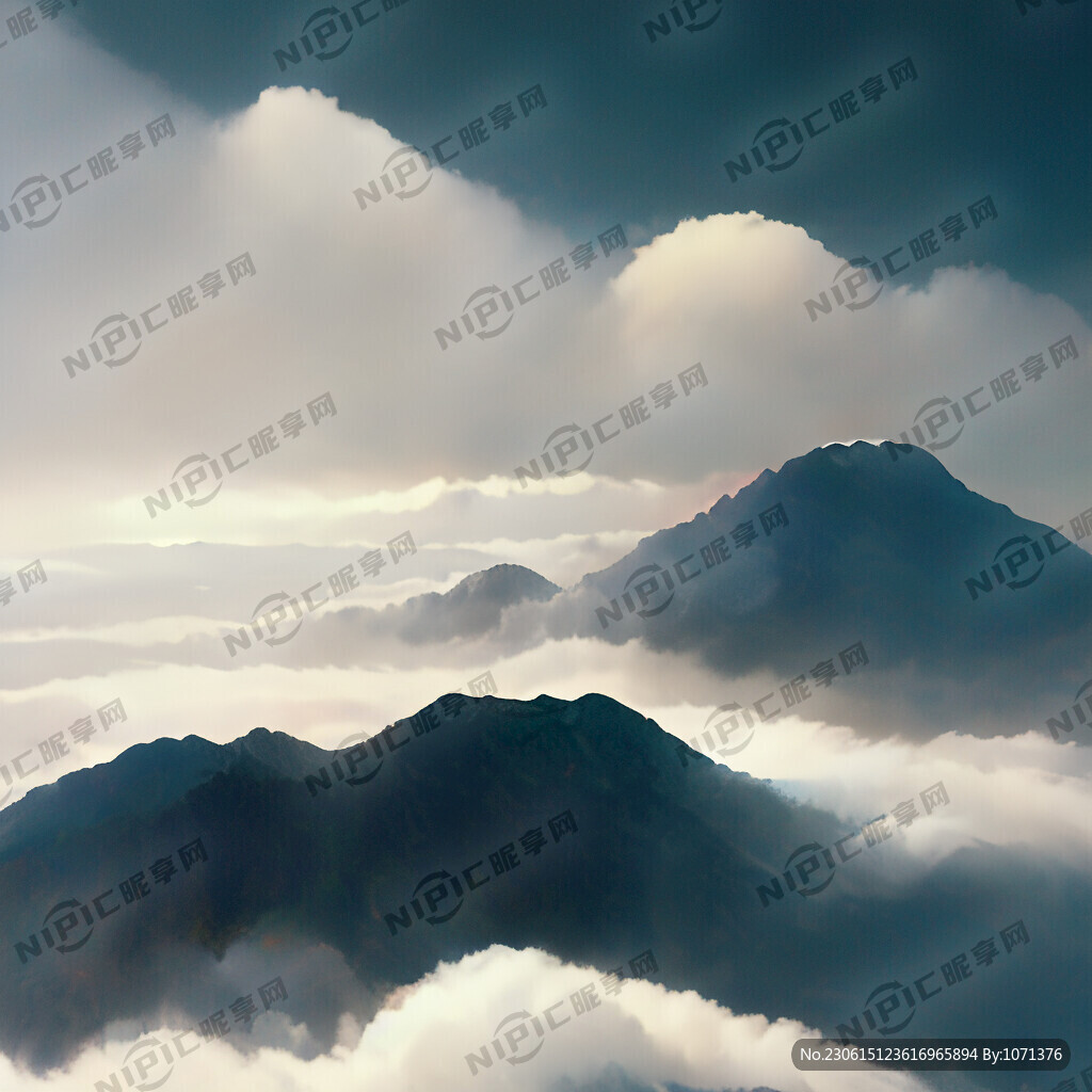 山頂云海如初
