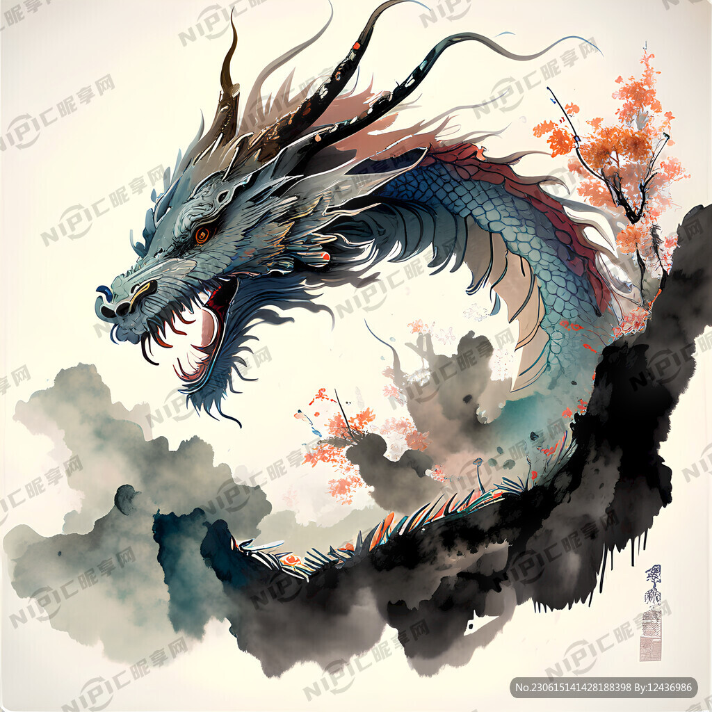 線稿龍