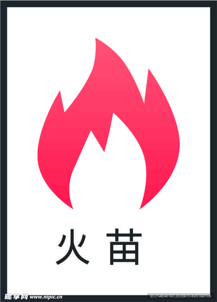 火焰圖標