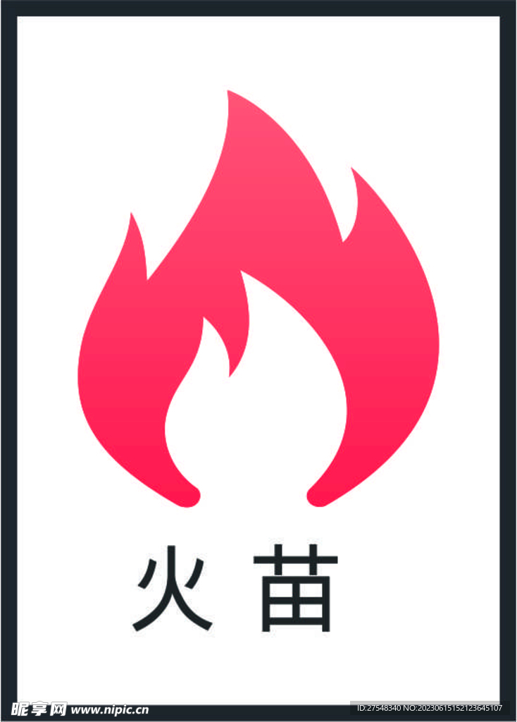 火焰圖標