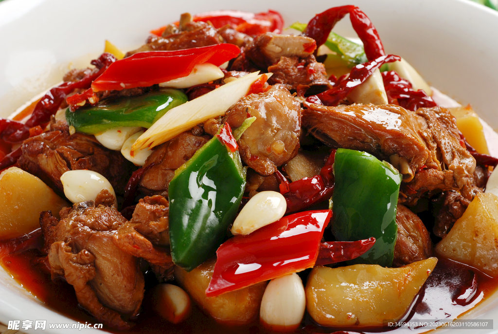 大盤(pán)雞美食