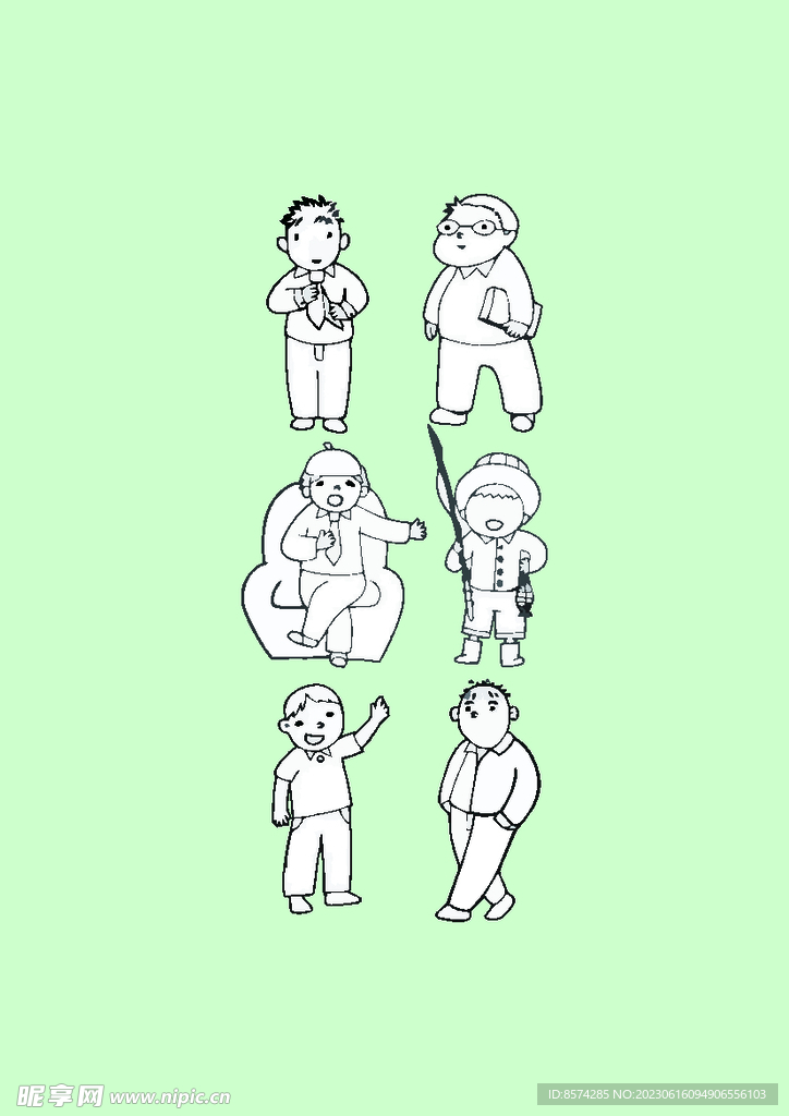 簡筆畫人物