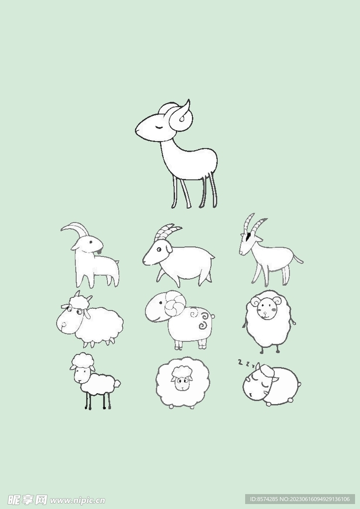 簡筆畫動物