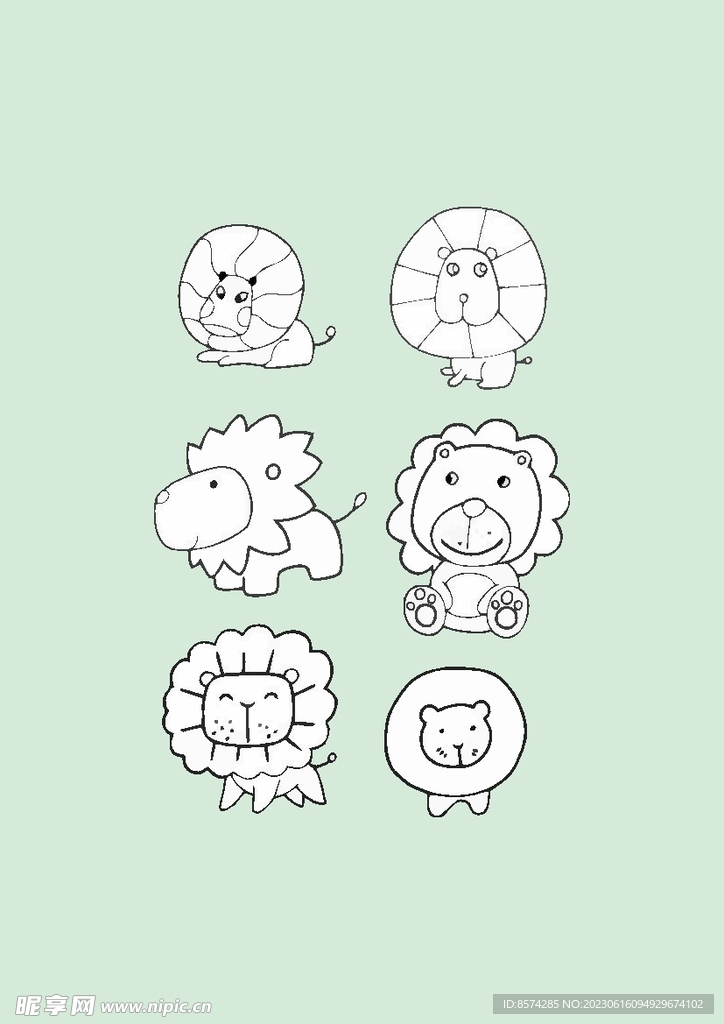 簡筆畫動物