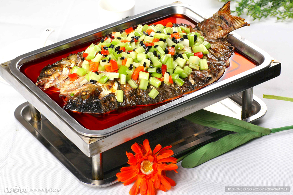 香辣烤魚美食