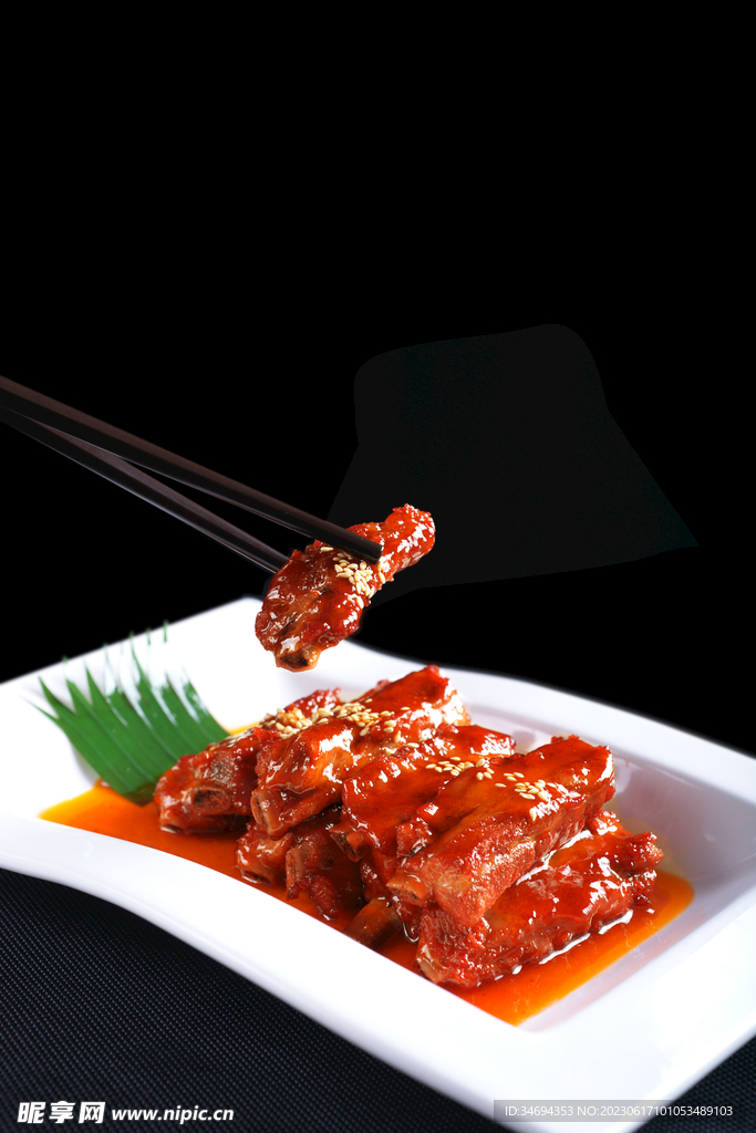 糖醋排骨美食