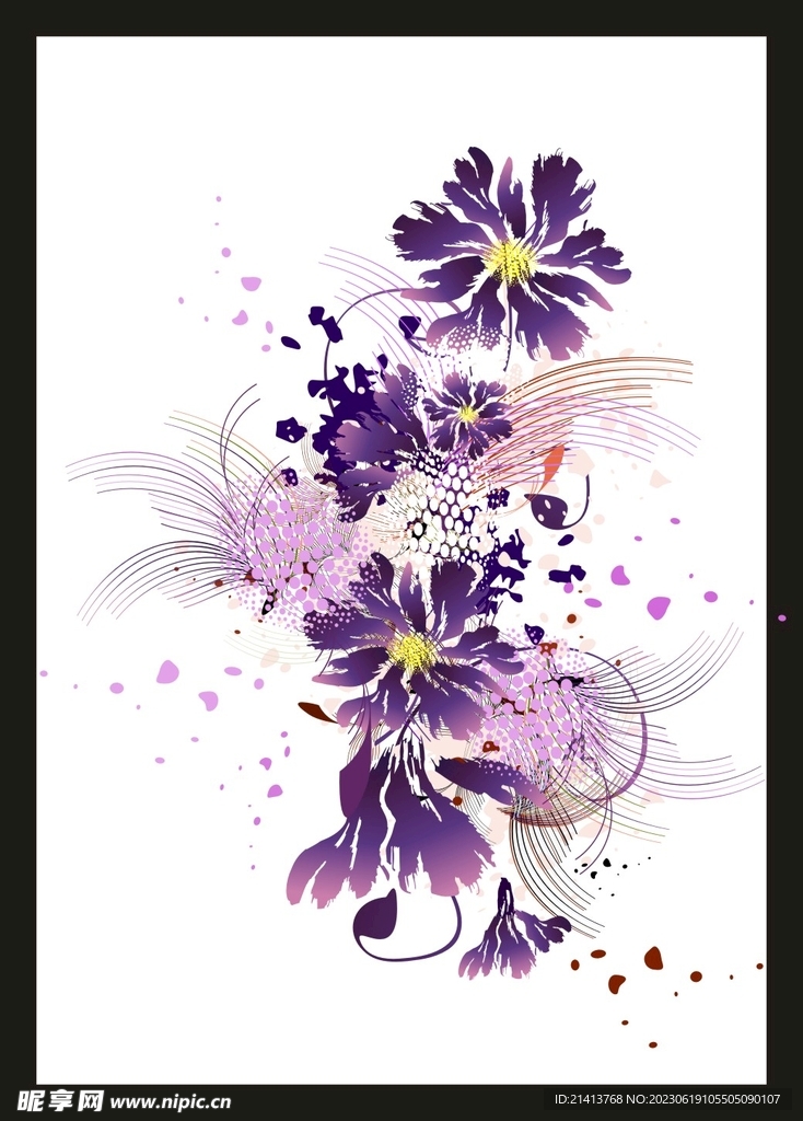 手繪花卉花朵
