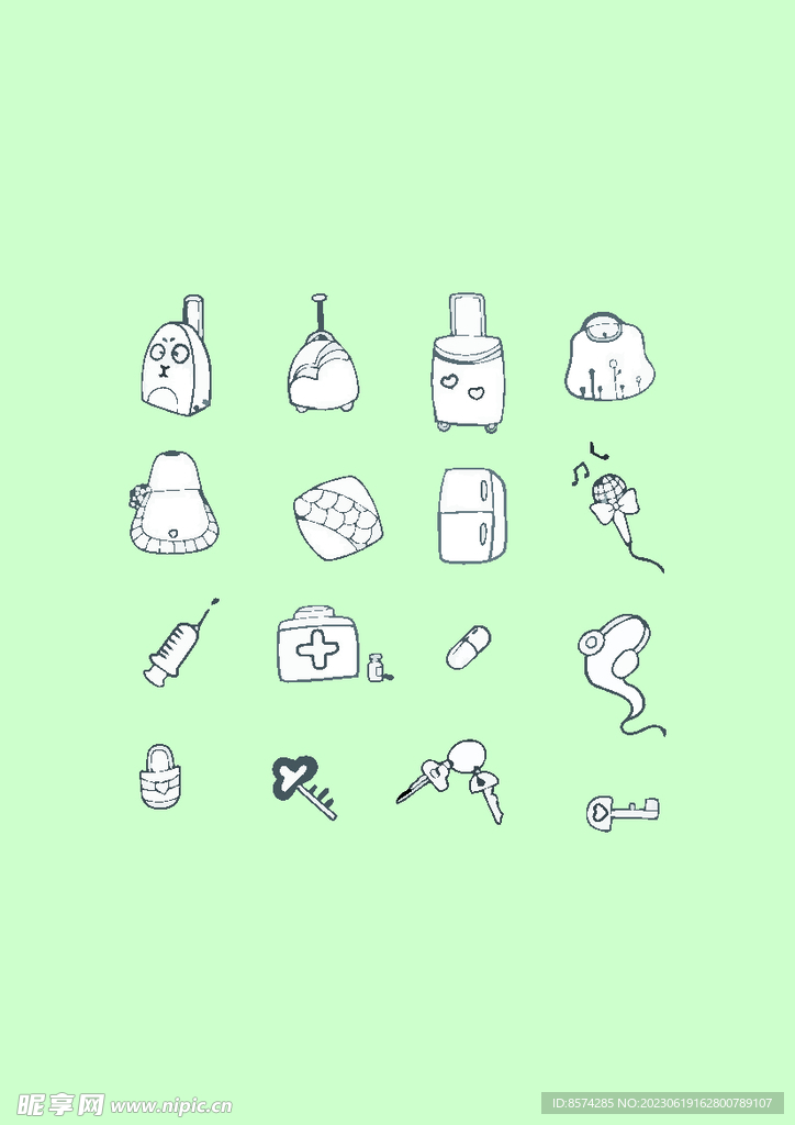 簡(jiǎn)筆畫生活用品