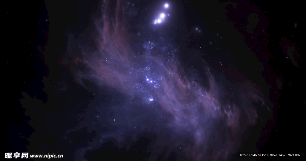 絢麗宇宙星空圖片素材