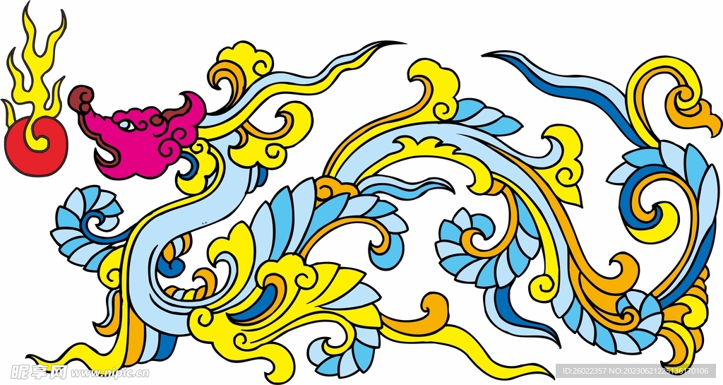 彩繪龍