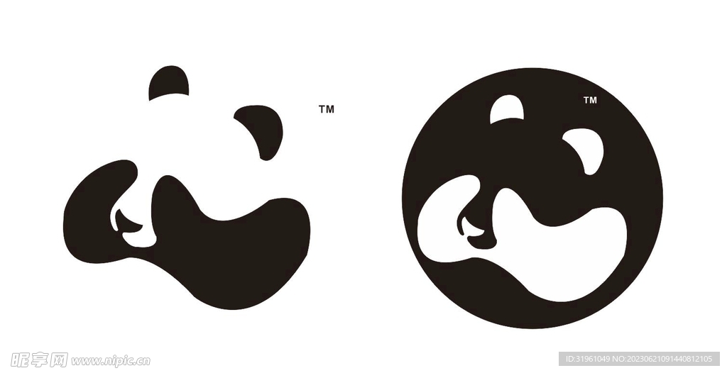 熊貓 logo 圖案