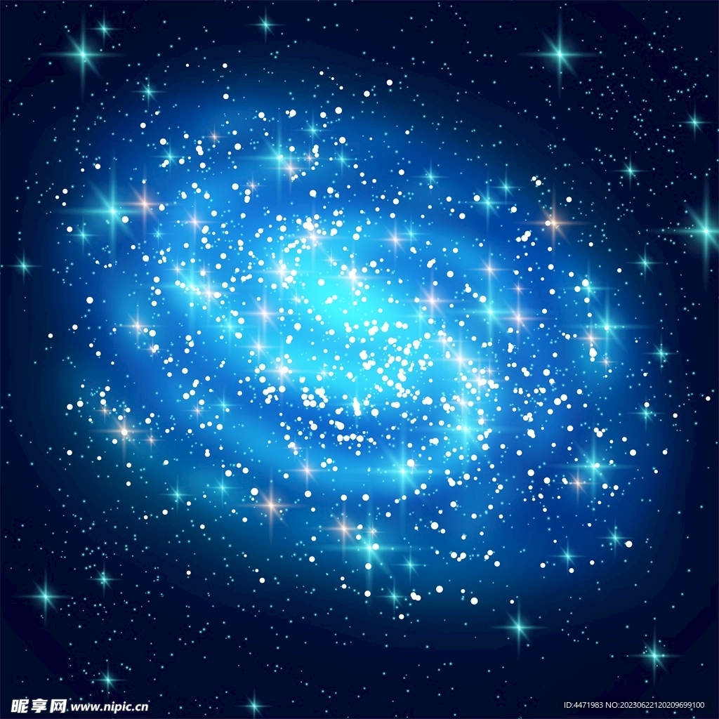 神秘星空背景 