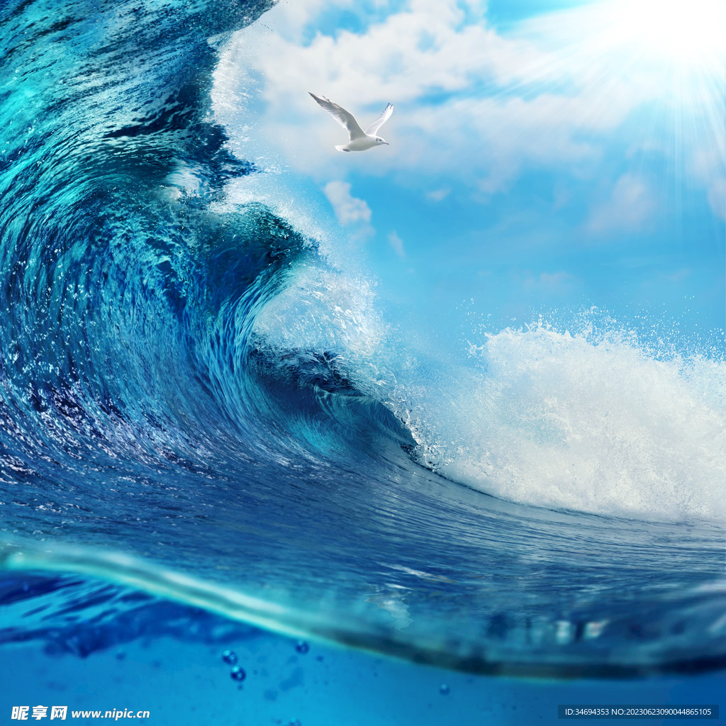海浪后期合成 