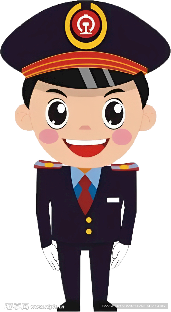 鐵路卡通人物工作人員