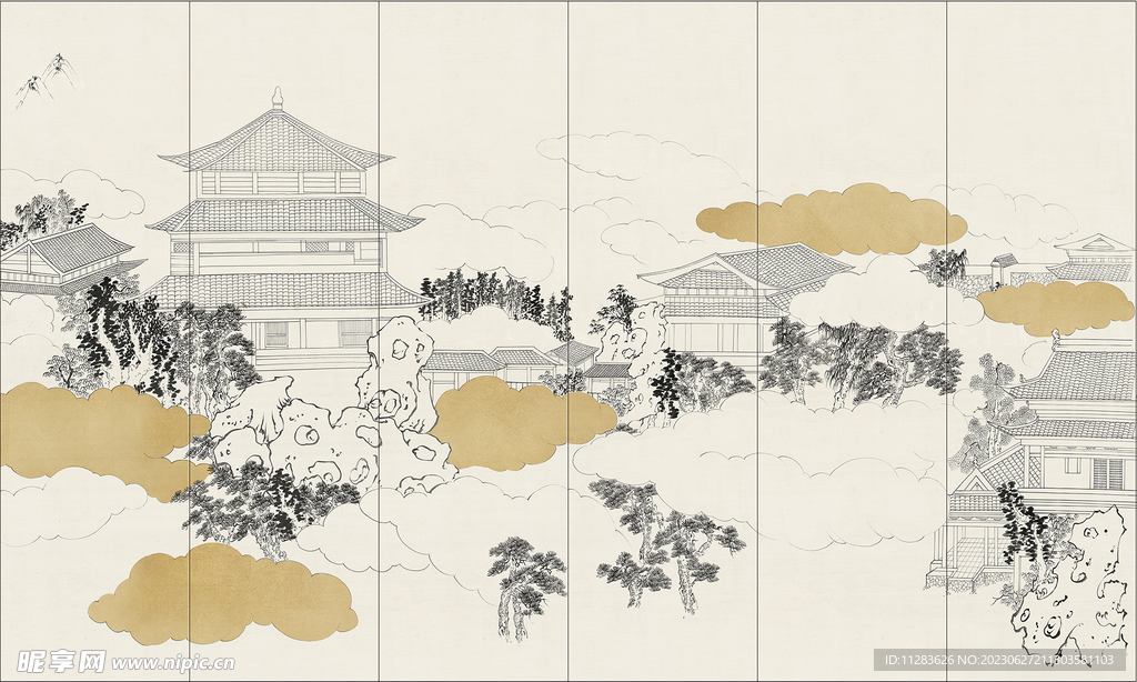 水墨畫背景
