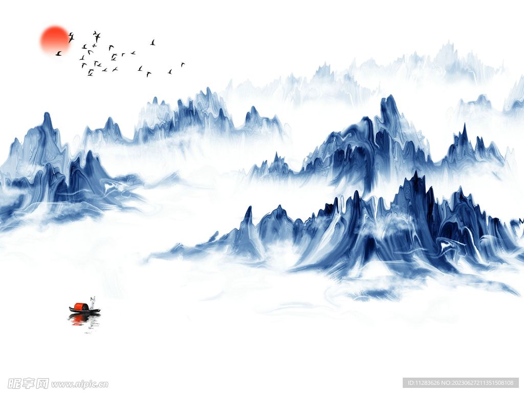 水墨畫背景
