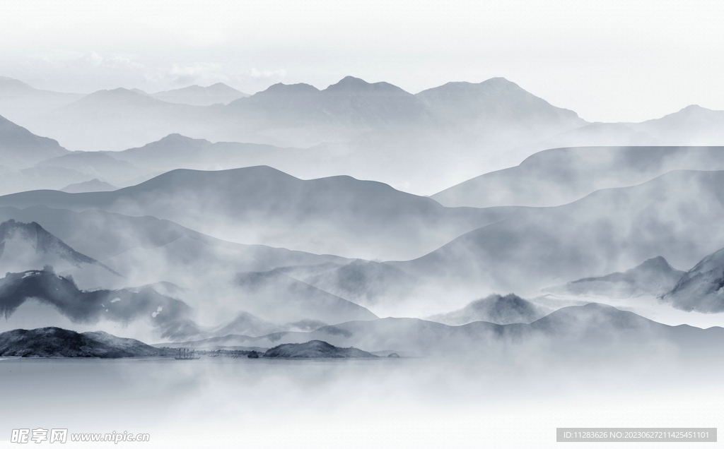 水墨畫背景