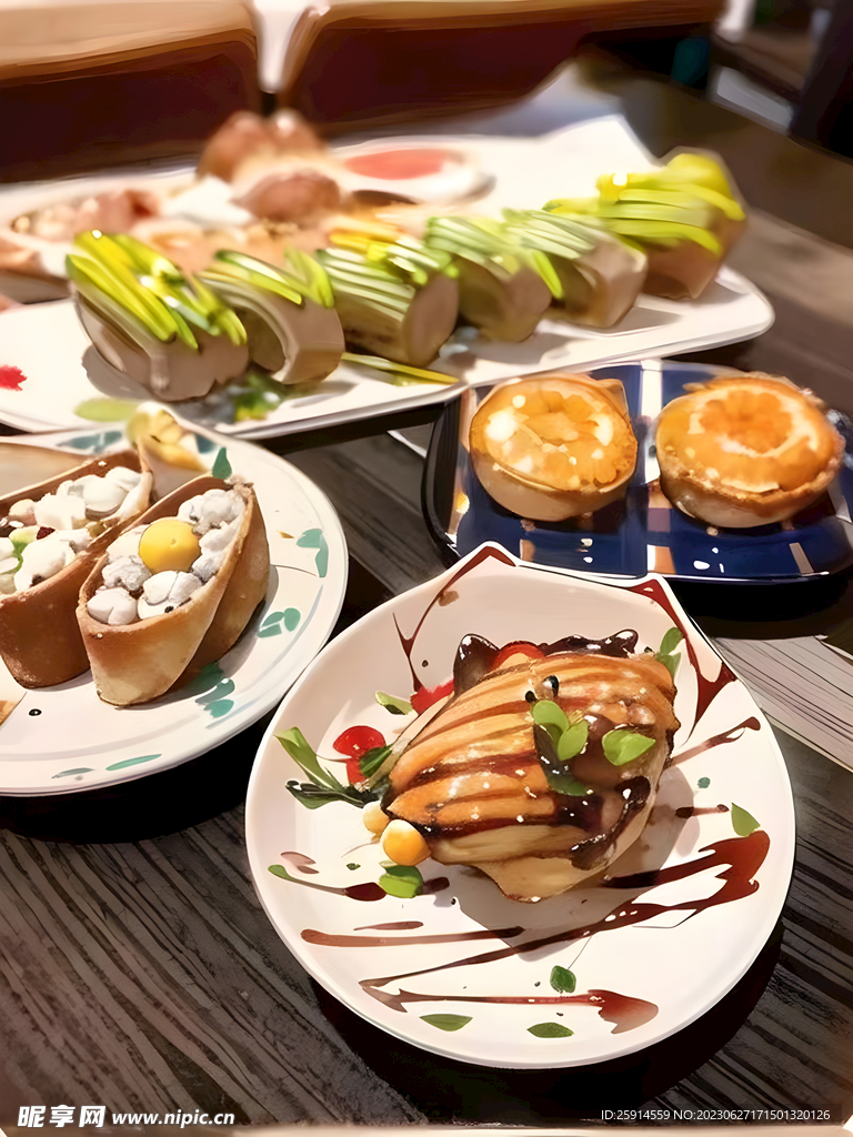 寿司 日式美食 日式菜品