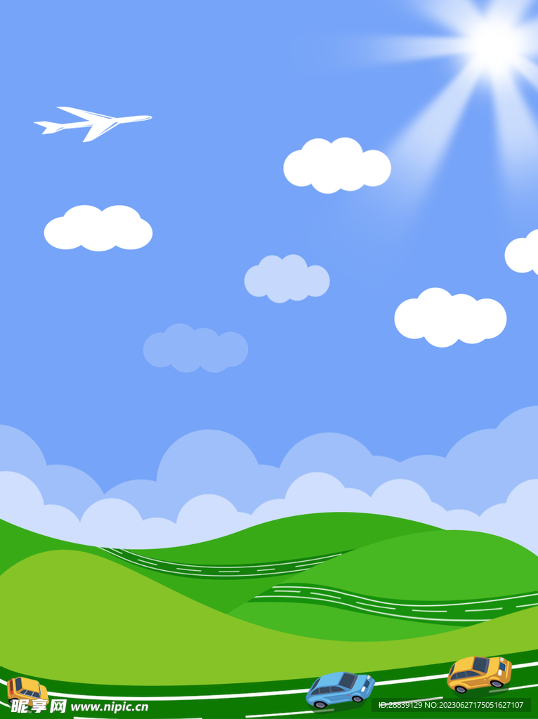  旅游背景