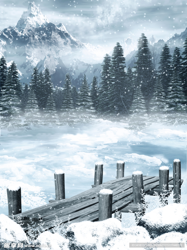 雪景哥特式 