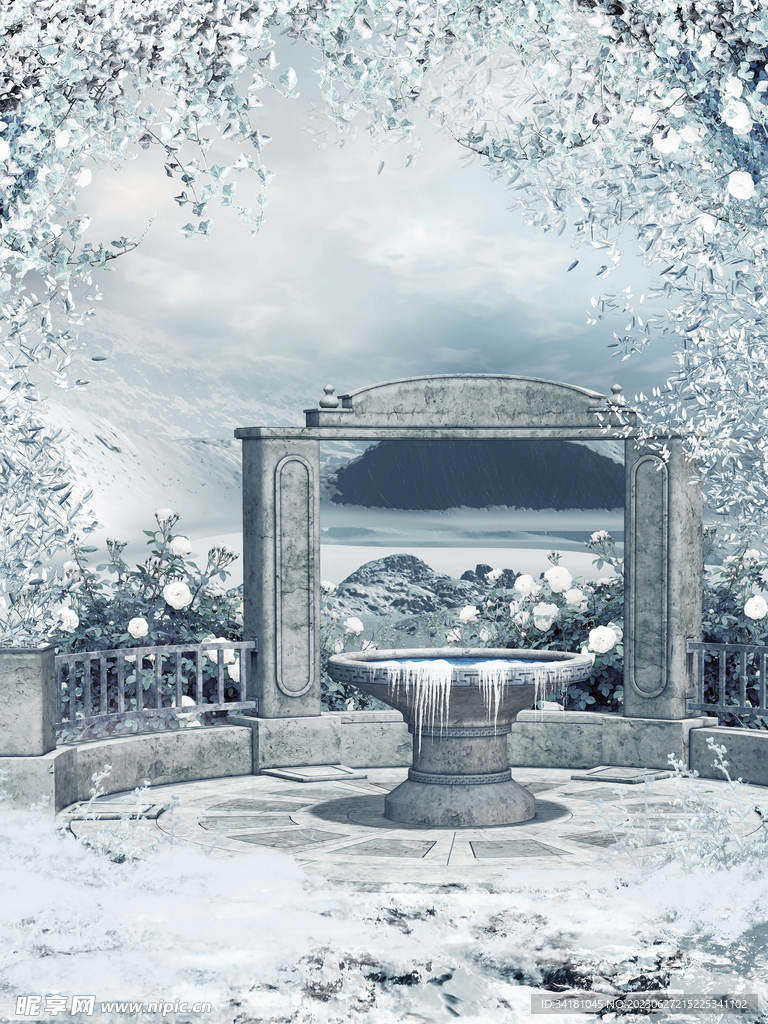 雪景哥特式