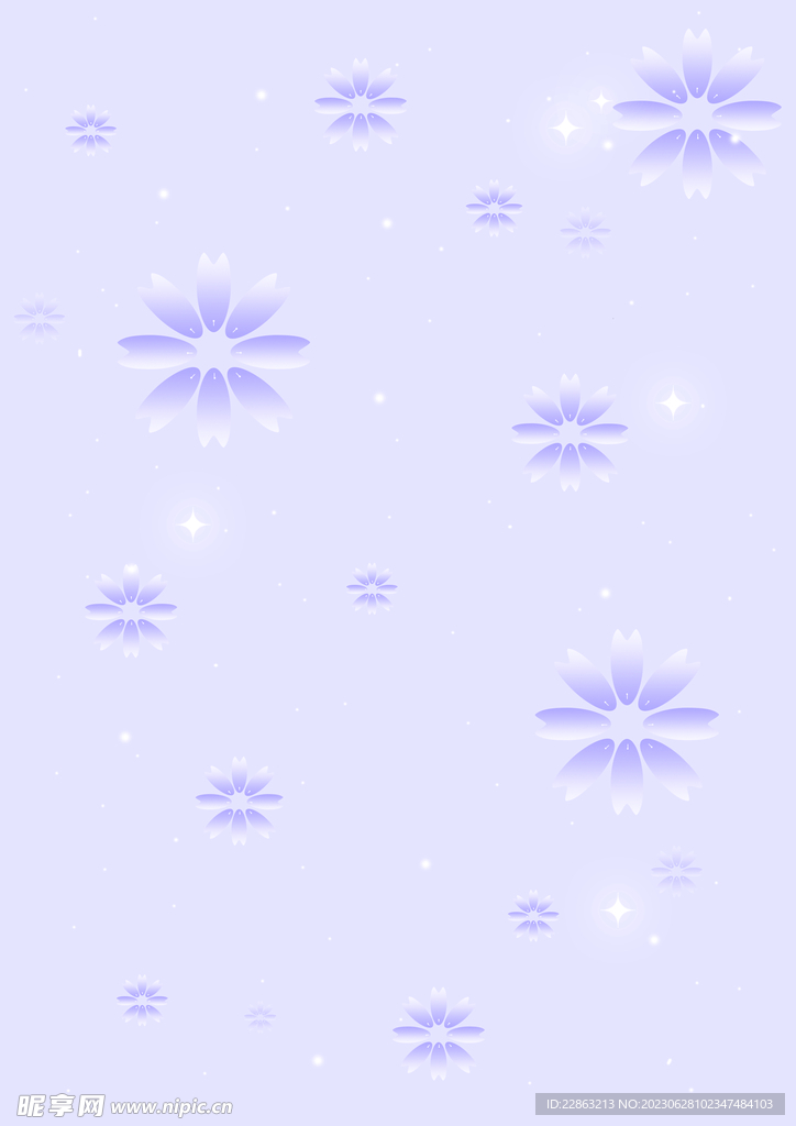 紫色花瓣底纹素材