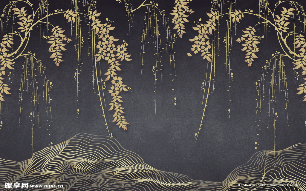 樹(shù)枝裝飾畫(huà) 