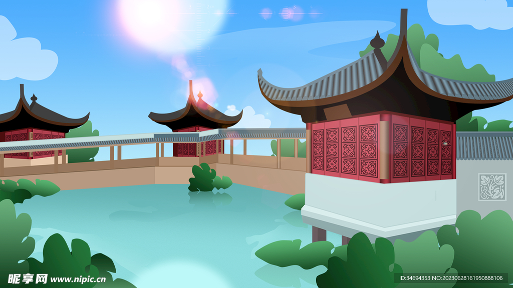 中國風古建筑 