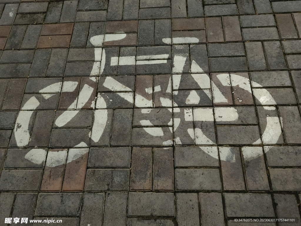 自行车图案
